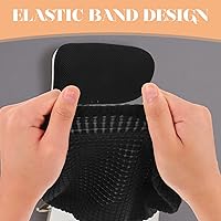 Vista 9 de DECHOUS Fundas para silla de oficina, funda para reposacabezas de silla, funda de cojín para la cabeza de escritorio, funda de almohada elástica
