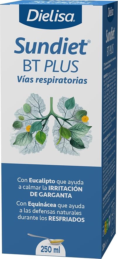 Dielisa Sundiet BT Plus - Jarabe Natural para Suavizar la Garganta y Vías Respiratorias
