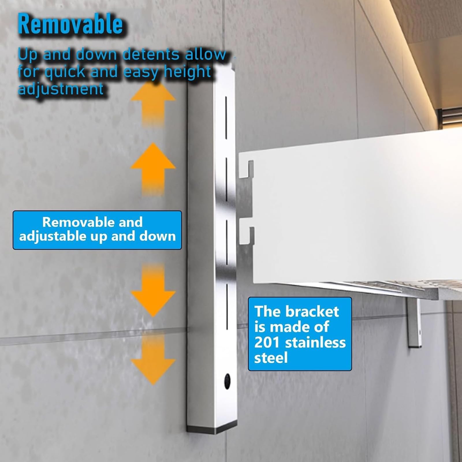 Escurridor De Platos Colgante De Montaje En Pared,con Bandeja De Goteo,estante Para Cubiertos Y Soporte Para Tabla De Cortar,estante De Cocina De Acero Inoxidable De 2 Niveles(Size:23.6x11.8x19.7in)