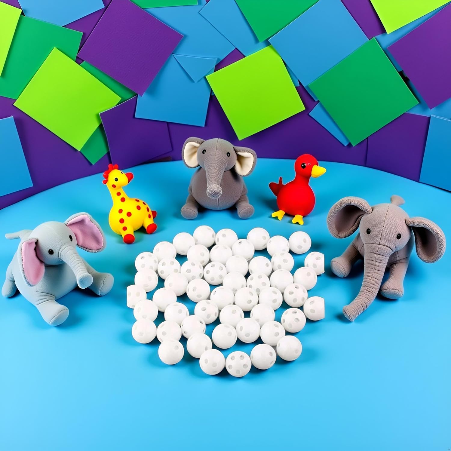 Jowxsx 10 Pack Rattle Balls Inserts - Durable Noise Makers for Doll Repair, Animal Puppets, Baby Toddler & Pet Toys