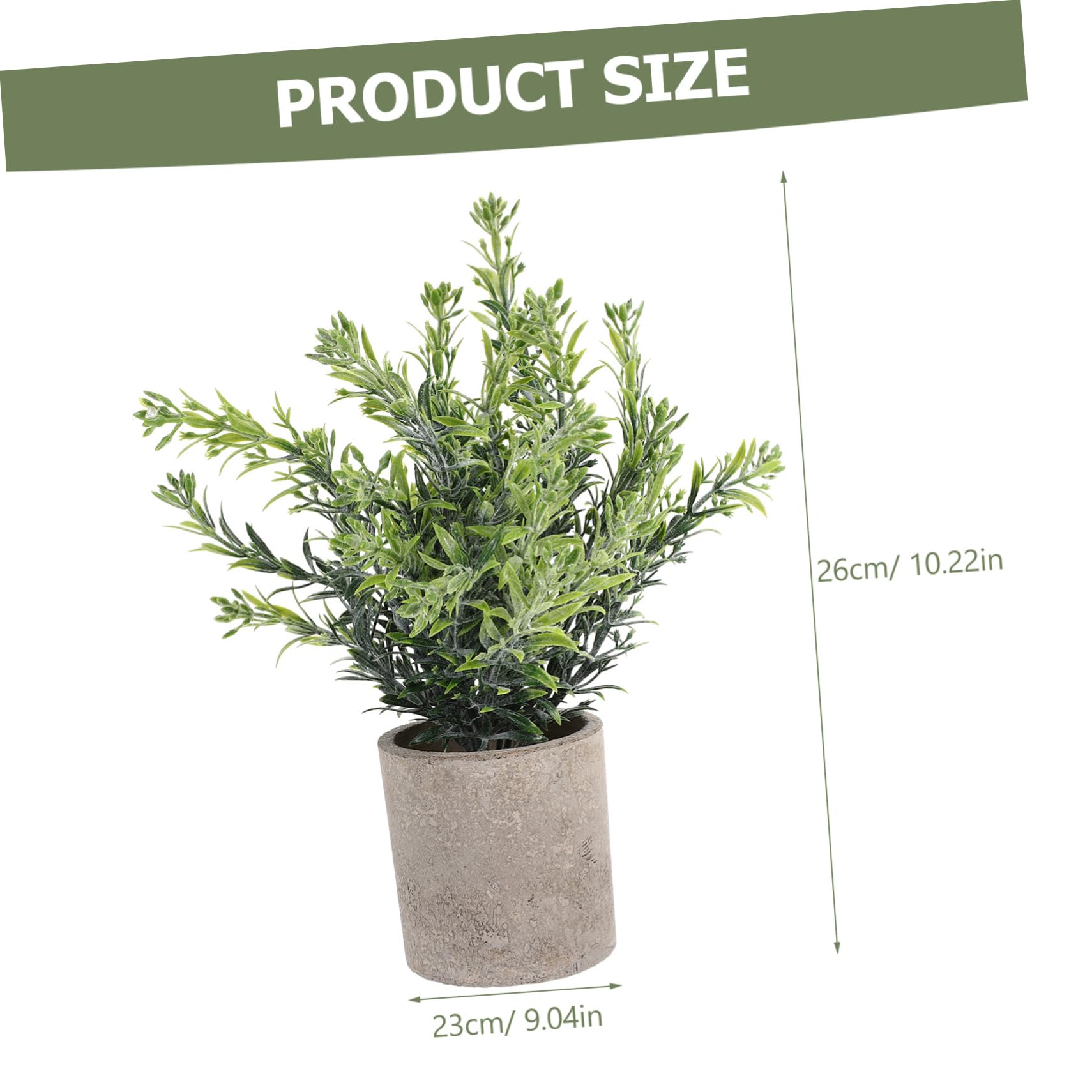 Zerodeko 3pezzi Potted Eucalyptus Per Decorazione Per e Casa Centrotavola Per Spazi