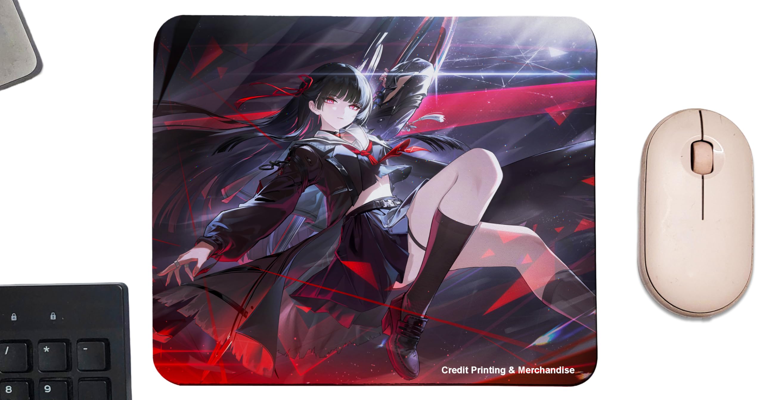 Credit Printing & Merchandise | Wuthering Waves | WuWa | XXL Mouse Pad (280 x 580 x 3 mm) / Small Mouse pad (220 x 175 x 3 mm) Gaming, Office, Personal Use | Fanmade (Custom, XXL) — Amazon image 18