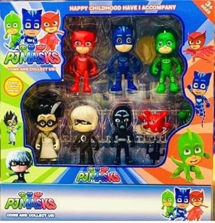 شخصيات بي جي ماسك 9 قطع +3 سنوات -1126