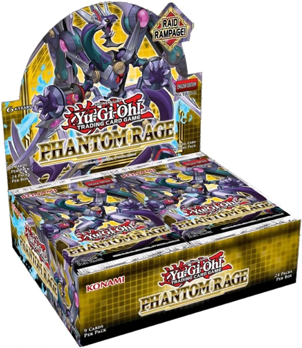 One-Day Sale: Up to 80% Off Yu-Gi-Oh KONPHRA Phantom Rage Booster Display Box of 24 Packs