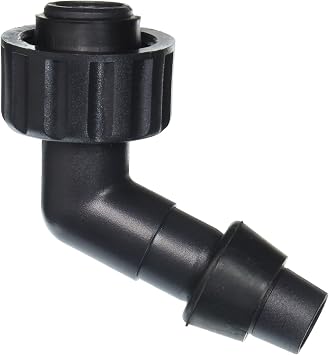 ACTIVEAQUA AACHF2 AACH10, 3/4" Chiller Fitting Kit, Black