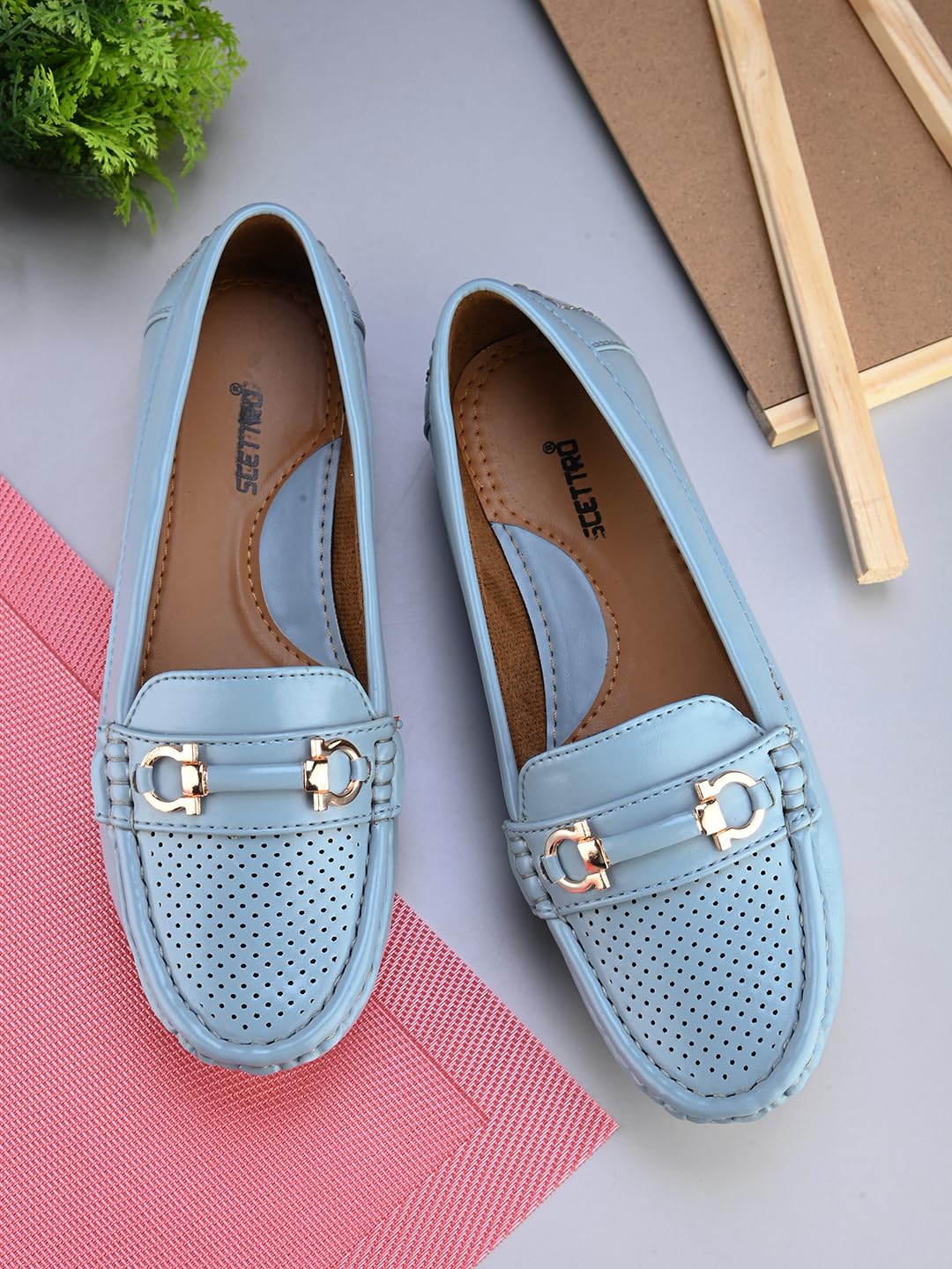 Lightweighted Comfortable Flats Slip on Loafers for Women LFR1-picture-26