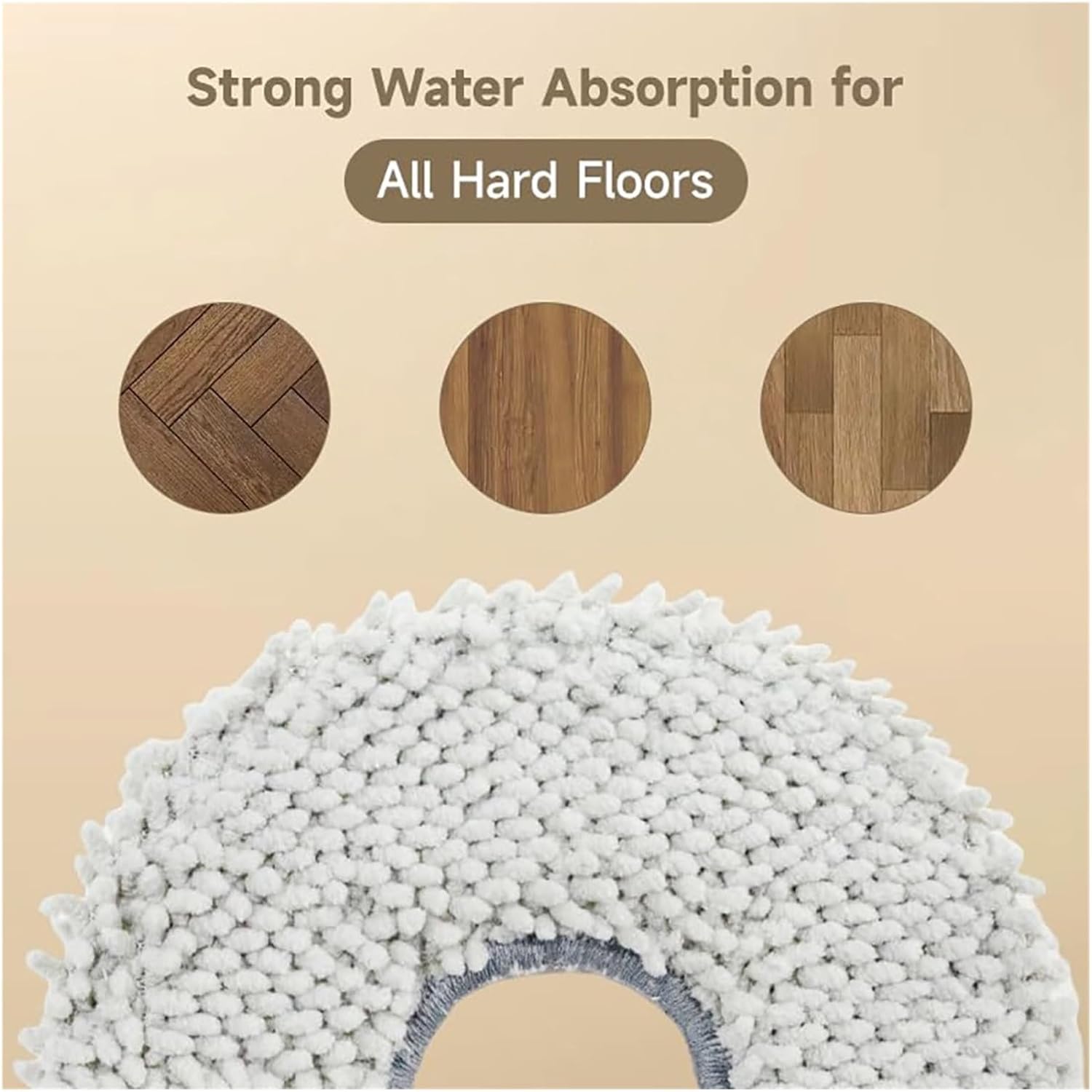 Mop Pads，Compatible for Dreame X30/X40/L20 Ultra/L10s Ultra/ L10S Pro，Robot Vacuum Cleaner Accessories，Replacements Parts(Mop Pads 20 pc)