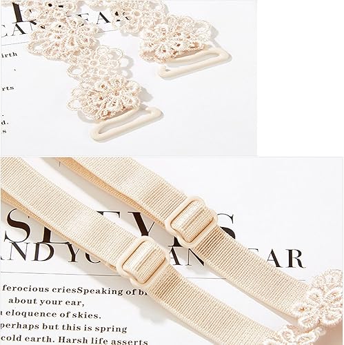 Miniatura 5 de Women Bra Straps Flower Lace Adjustable Underwear Strap Replacement Shoulder