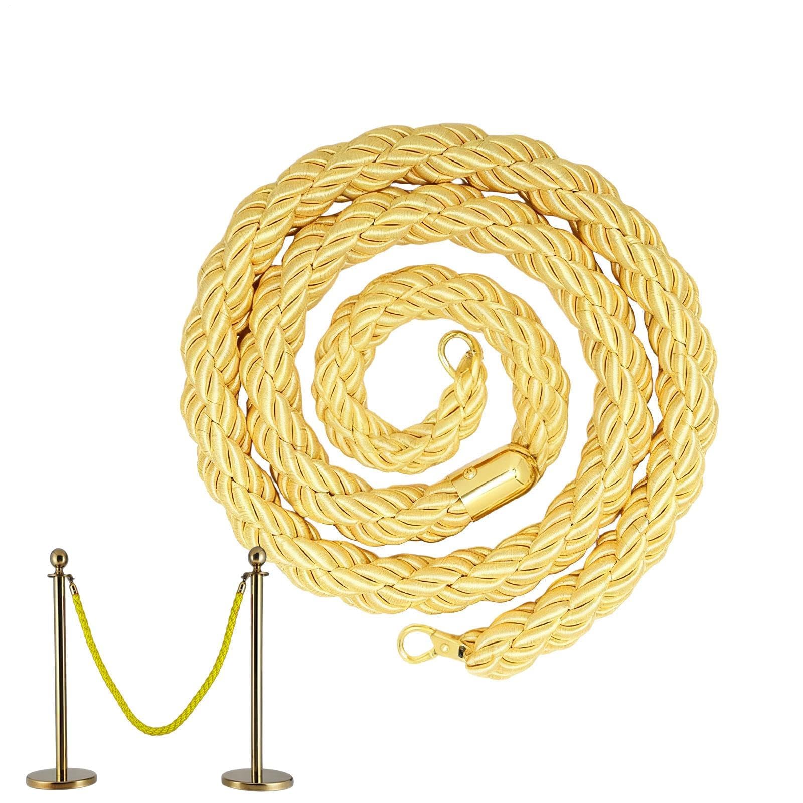 Corde de poteau torsadée 1,5m ultra résistante à crochet pour passerelle