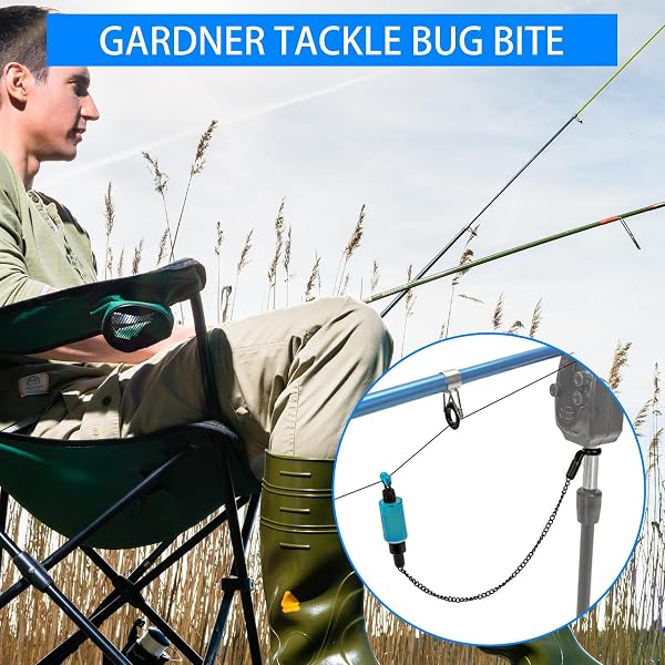 Indicadores de mordida para Pesca de , 2 bobinas, caña de Pescar, Alarma, bobinas de Alarma de mordida para Pesca Nocturna, Accesorios de - 5