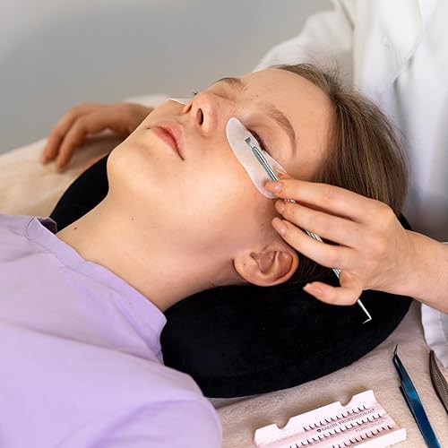 Miniatura 5 de Herramienta de elevación de pestañas 2 en 1, kit de elevación y tinte de pestañas, herramienta profesional separadora de pestañas con peine de acero