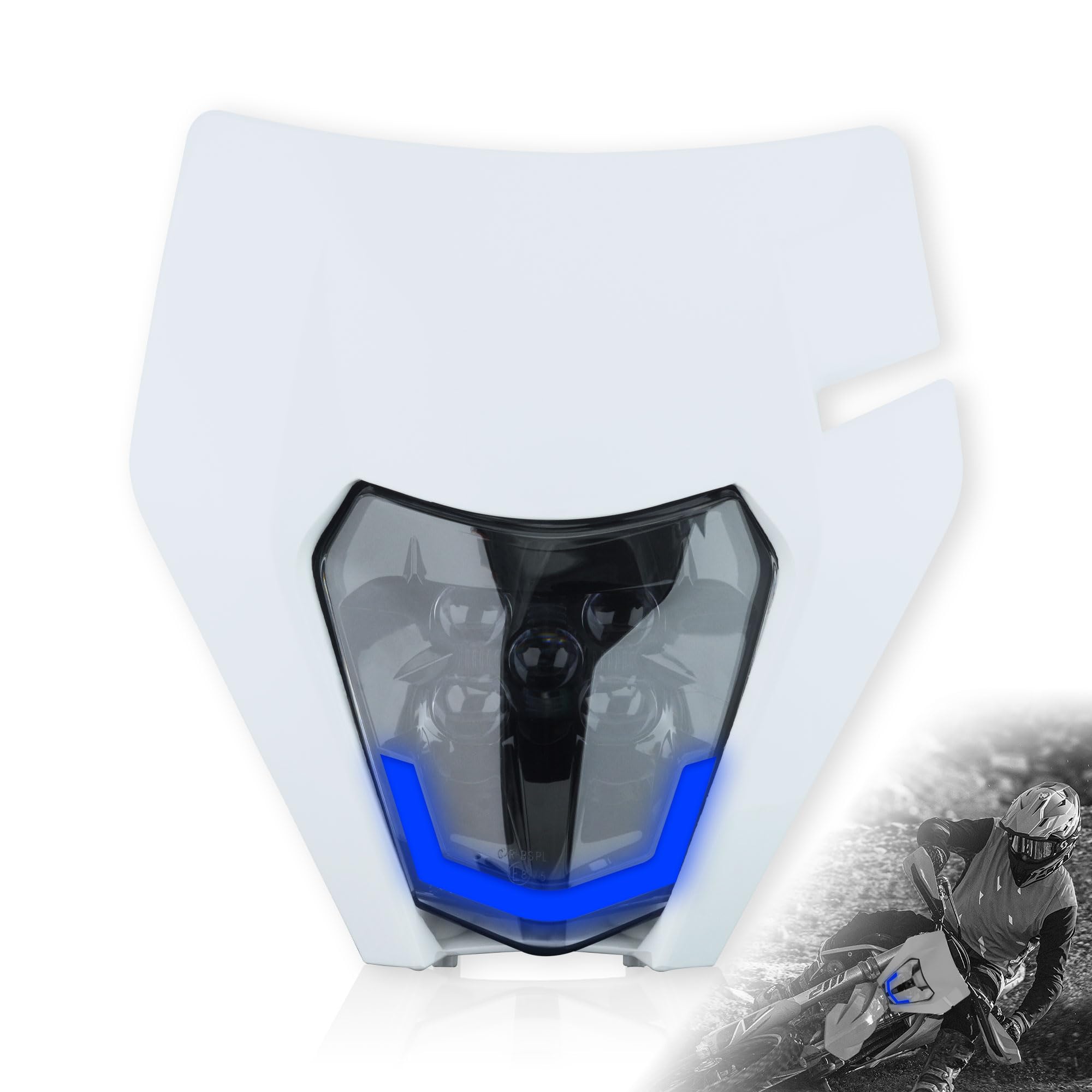 Amazon.com: MCHMFG Headlight Head Lamp Light Fairing Mask Day