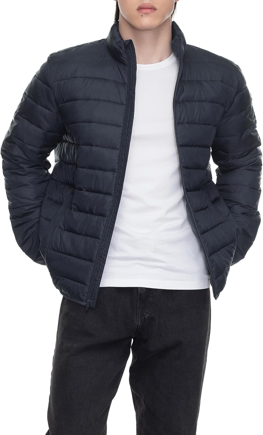 Rokka&Rolla Men's Lightweight Packable Puffer Jacket Winter Coat - Image 2