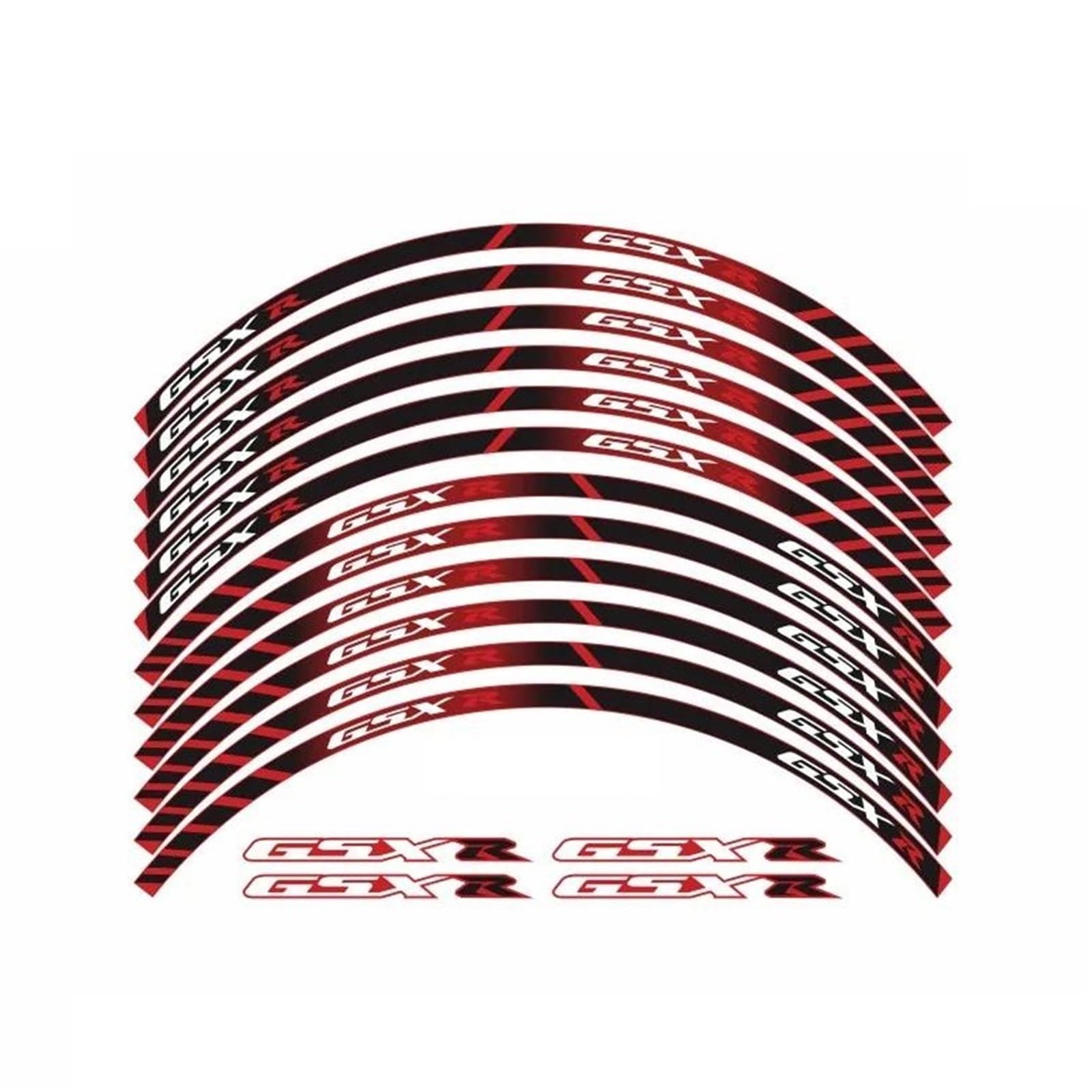Wheel Stickers Motorcycle Wheel Sticker for Suzuki GSXR600 GSXR750 GSXR1000 GSXR 600 750 1000 Decals Reflective Rim Hub Decorative Stickers Rim Reflective Decal