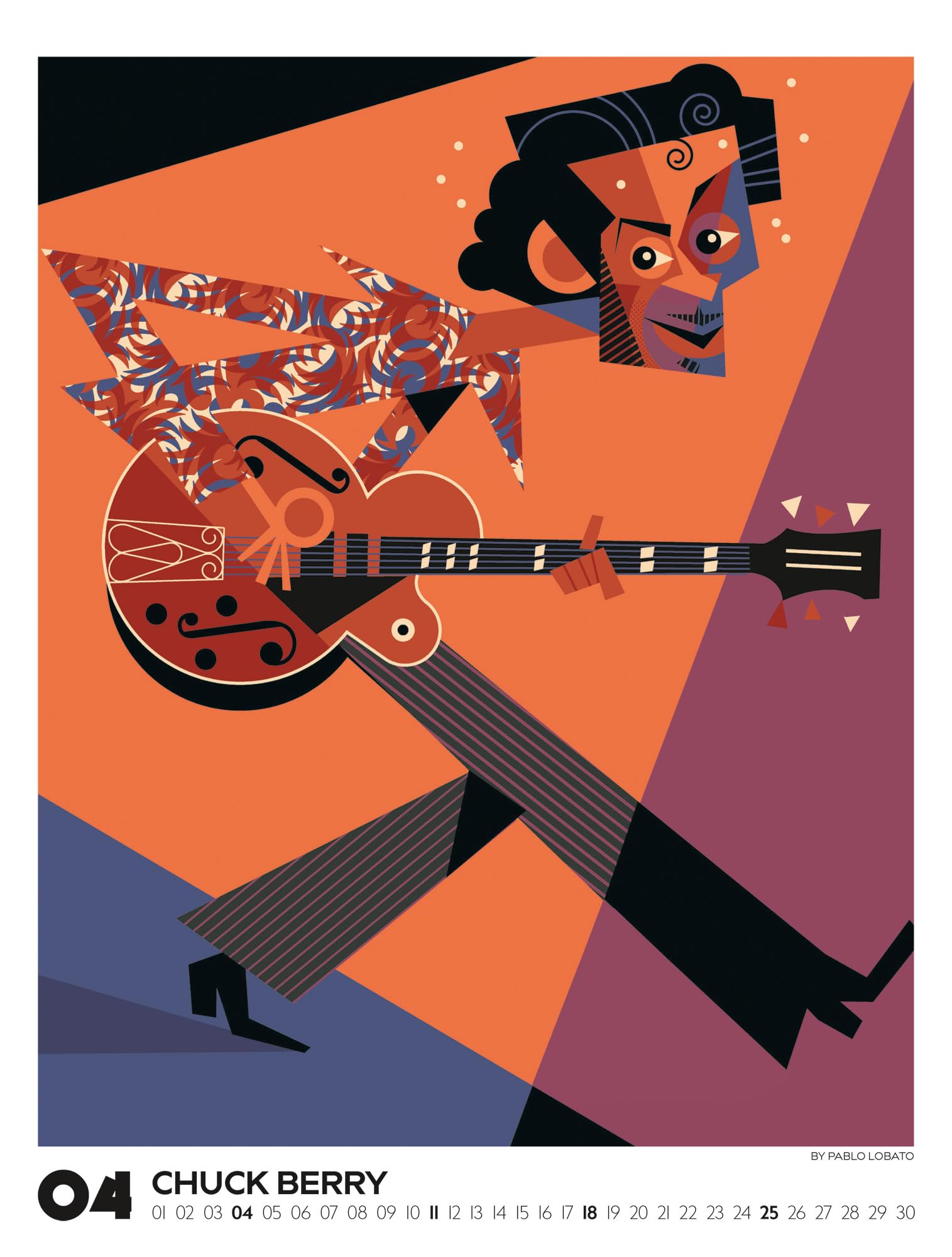 Legends Kalender 2027 | Musiklegenden | Außergewöhnlicher Musik-Kalender im großen Hochformat (50x66 cm) | Rock & Pop-Musiker-Portraits | Pablo Lobato