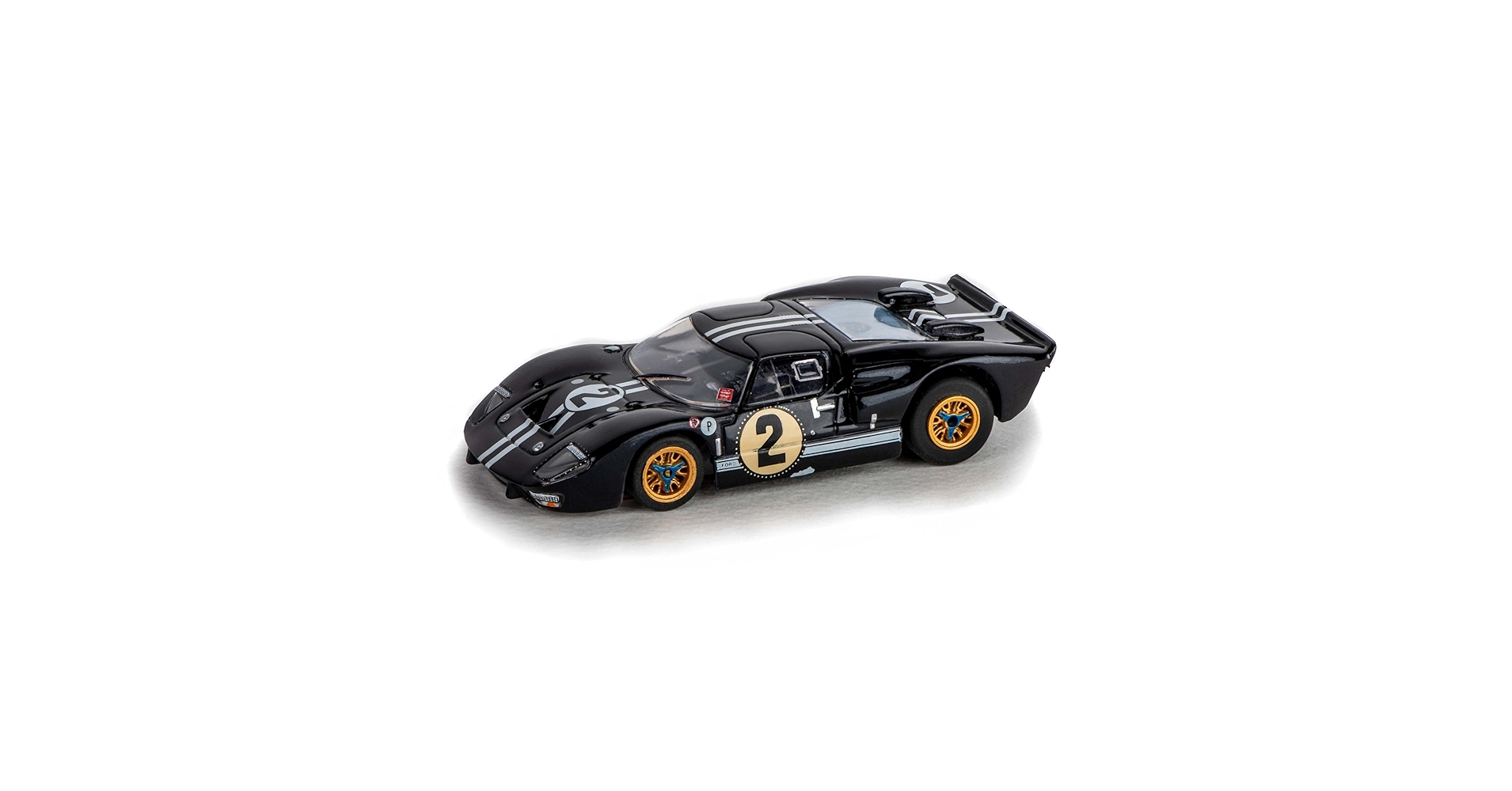 AFX 限定2000 ☆66 Ford GT40 Mark II 激レア AFX Ford GT40 MKII #2 Mirror Gold Chrome / Black Edition