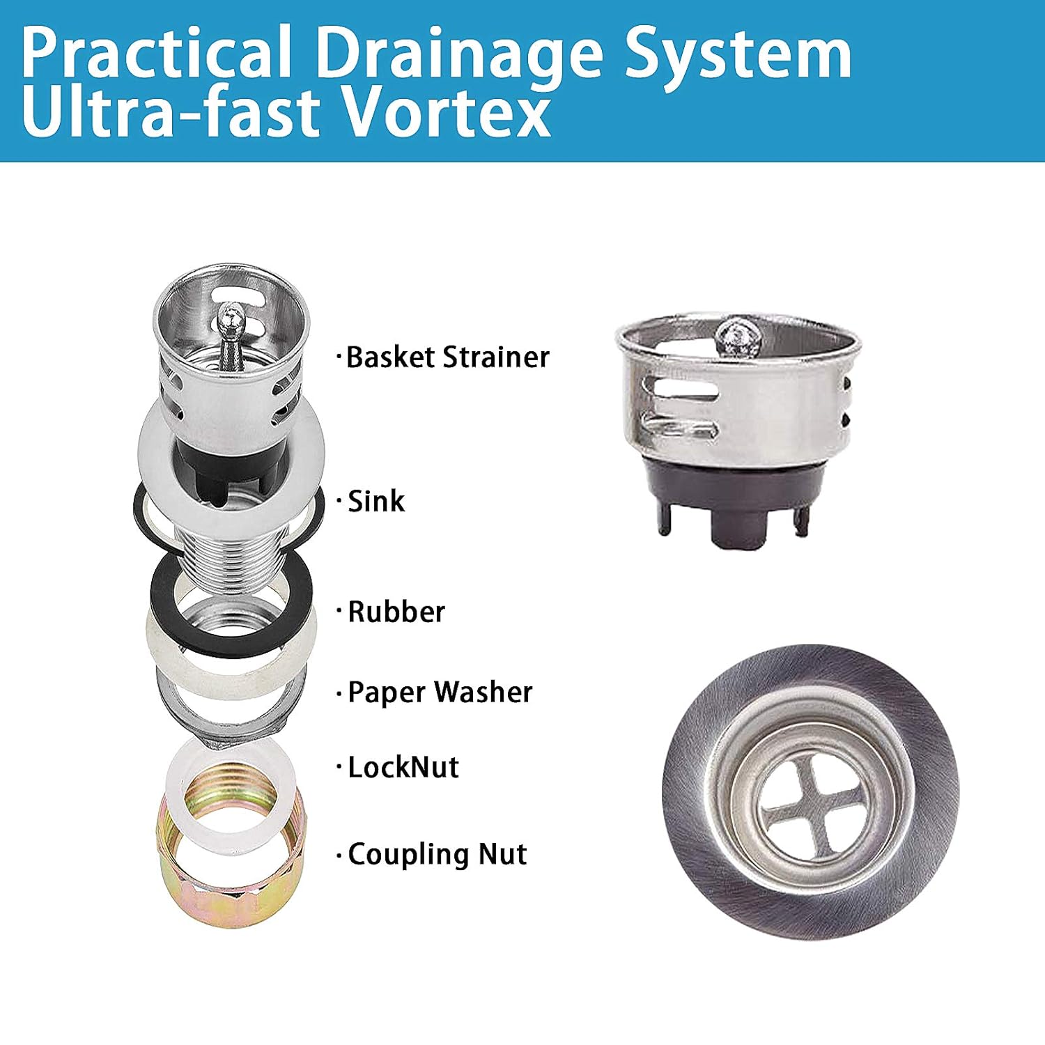 Chingoo Stainless Steel Sink with Faucet and Side Splash Commercial Wall Mount Hand Basin for Restaurant, Kitchen and Home, 17 x 15 Inches: Tools & Home Improvement