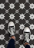 Vista 3 de FloorPops Azulejos Rigel negros adhesivos para el suelo, FP3990