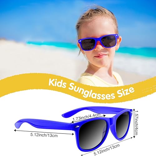 Miniatura 22 de MIAHART Paquete de 24 lentes de sol para niños, gafas de fiesta, rellenos de bolsas de golosinas a granel para niños y niñas, suministros de fiesta