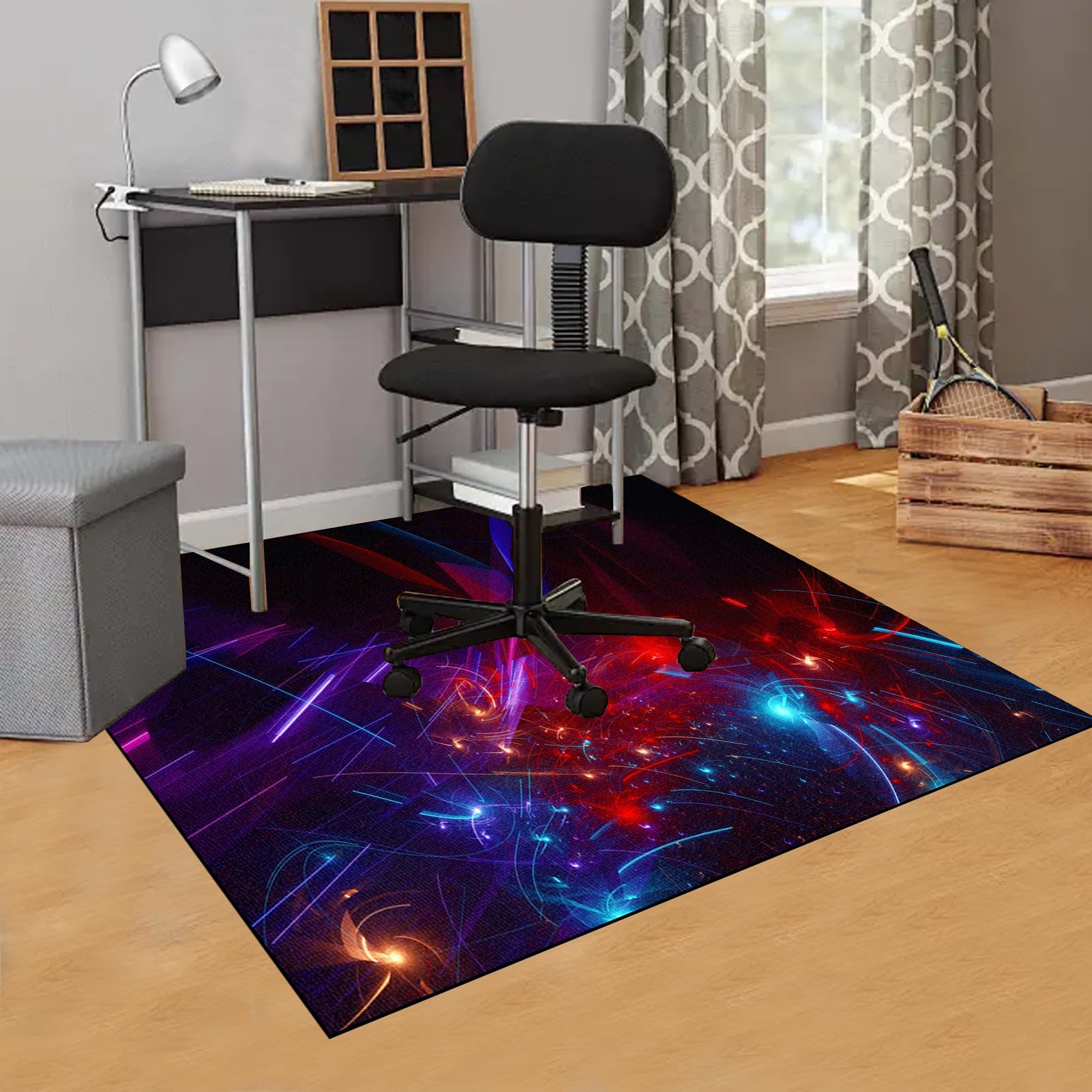 Alfombra Silla Gaming Protector Suelo Silla Ruedas Alfombra Silla Escritorio Antideslizante Alfombra Oficina para Silla con Ruedas Alfombra Protectora Suelo Silla Alfombra Gamer 130 x 150 cm