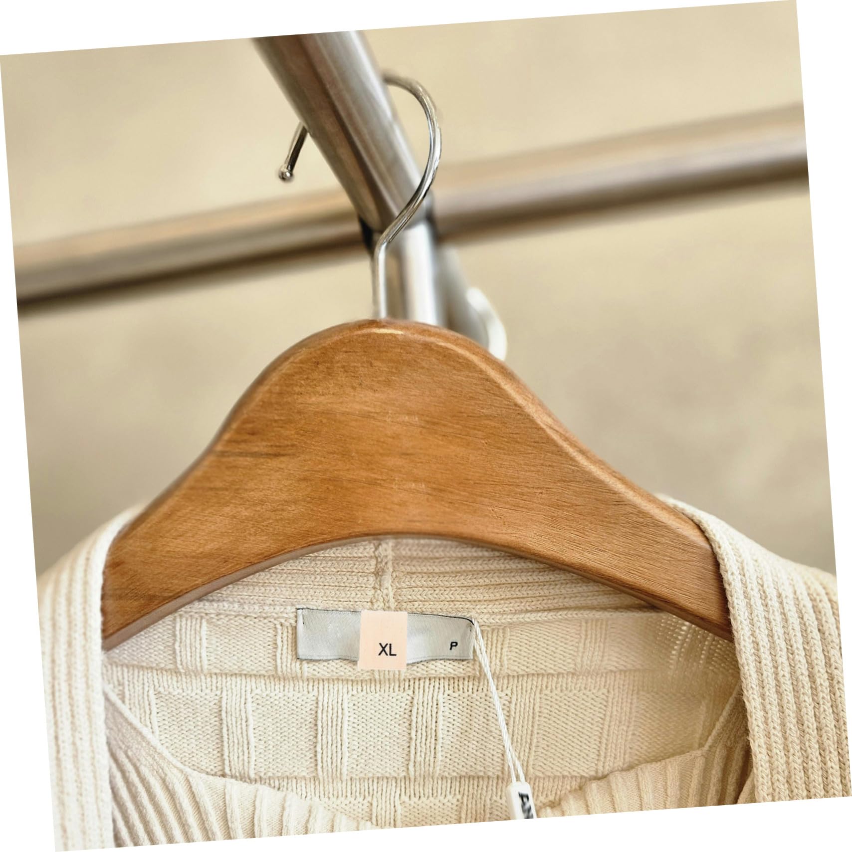 1400 Pièces Étiquettes Vêtements Tissées Coton Doux Lavables Mix Beige Étiquettes Brodées Claires Résistantes Lavage pour Couture Mode Homme Femme Garçon Fille