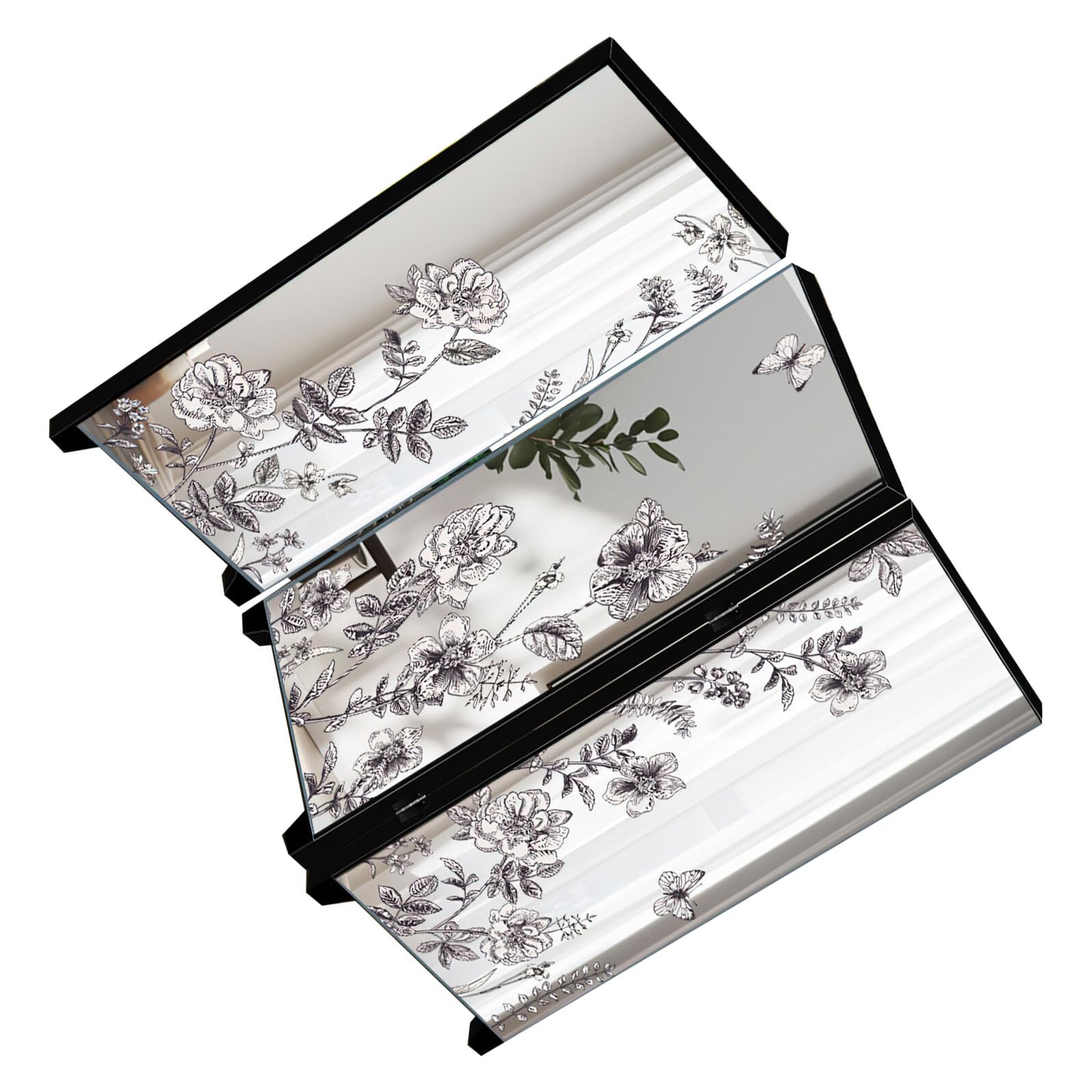 Paravent chinois vintage pour décoration de table de toilette et étagère