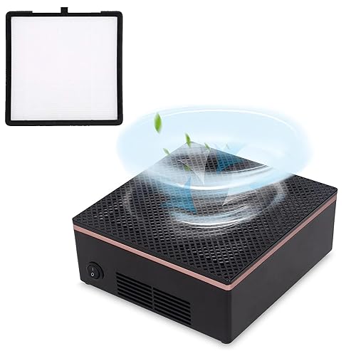 Aspirador colector de polvo de uñas de 80 W, potente ventilador eléctrico de uñas rosa, limpiador de polvo, extractor para arte de uñas, colector de