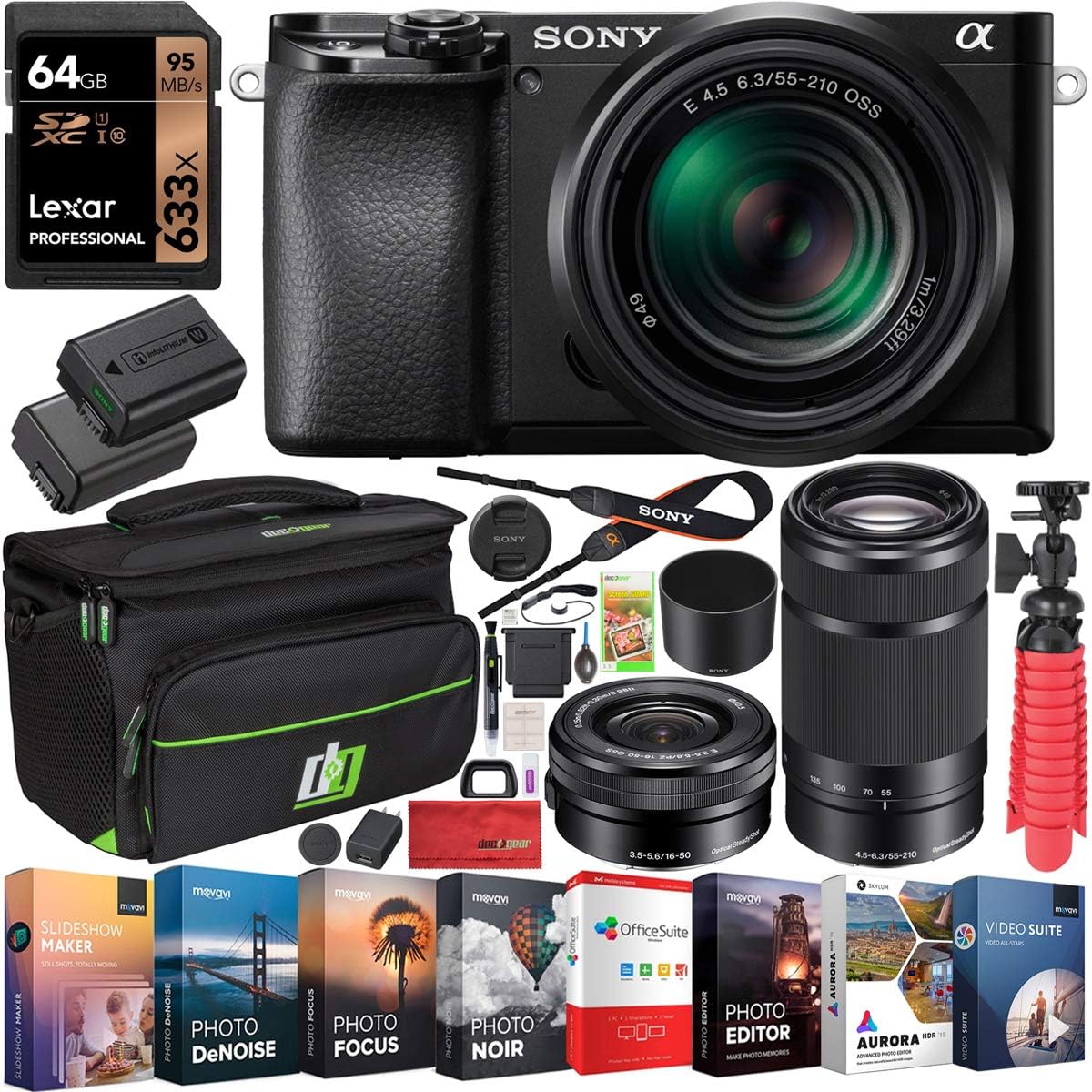 Sony a6100 Mirrorless Camera Bundle with Lenses, Kuwait Ubuy