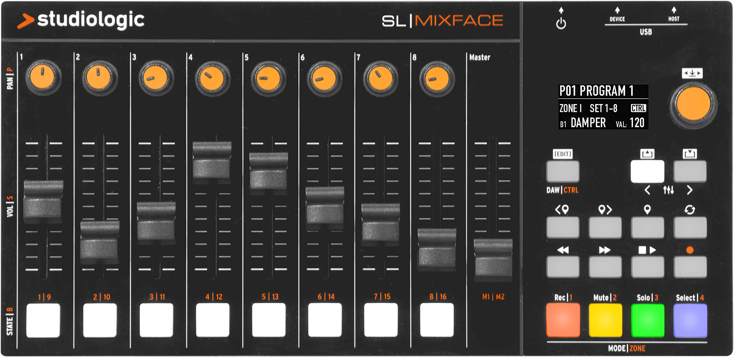 で*こ様 studiologic SL MIXFACE MIDIコントローラー Amazon | Studiologic SL Mixface MIDIコントローラー サーフェイス