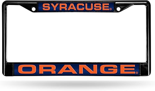 Miniatura 161 de Rico Industries NCAA Black Laser Cut Chrome Frame 12" x 6" Black Laser Cut Chrome Frame - Car/Truck/SUV Automobile Accessory