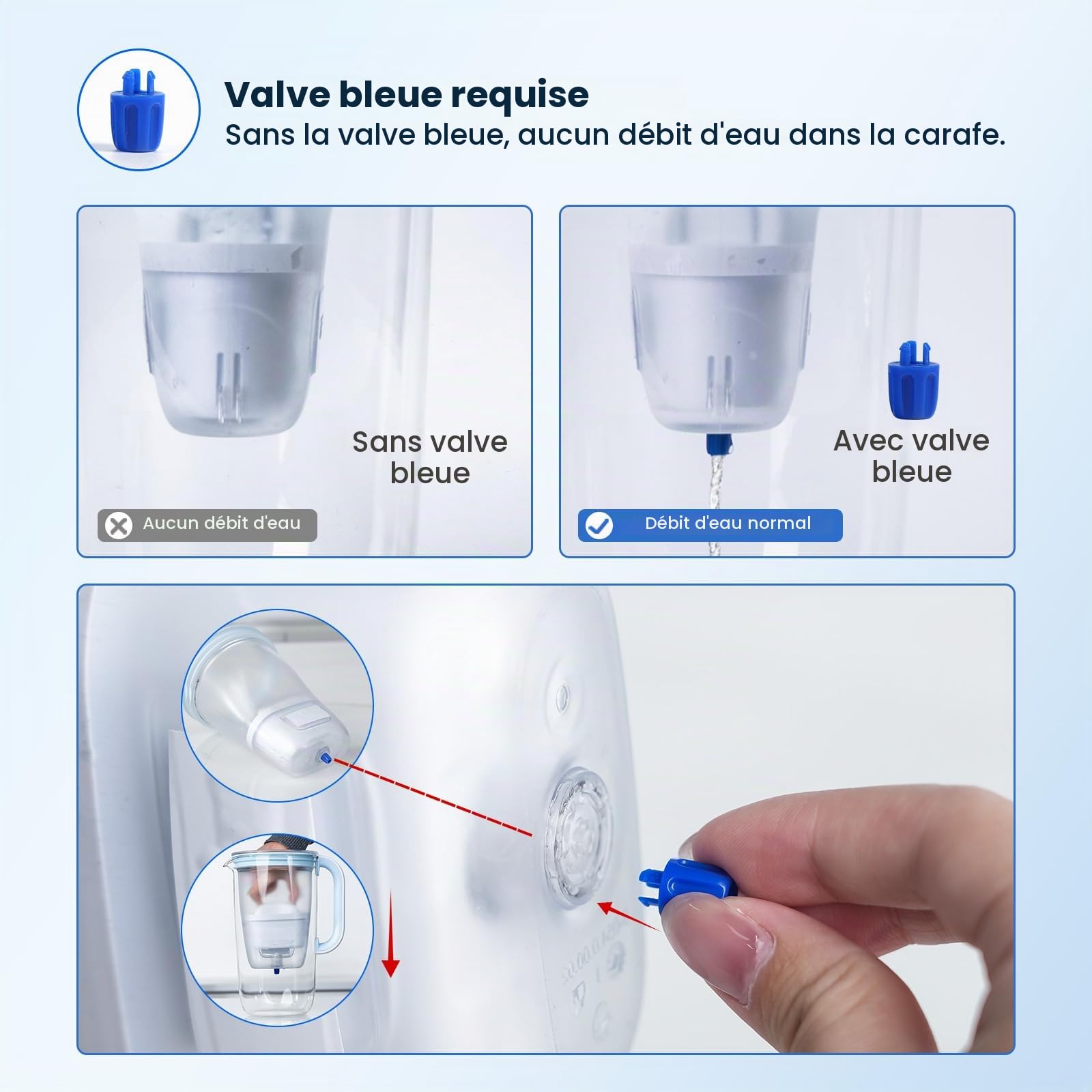 GLACIER FRESH Lot de 12 cartouches filtrantes | compatibles avec Brita Maxtra+, Style, Marella, Elemaris, XL, Fun