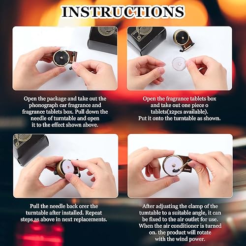 Miniatura 3 de 12 piezas Taylor - Ambientadores de aire para automóvil, ambientadores de coche para mujeres, cubiertas de álbum de cantante pop para automóvil,