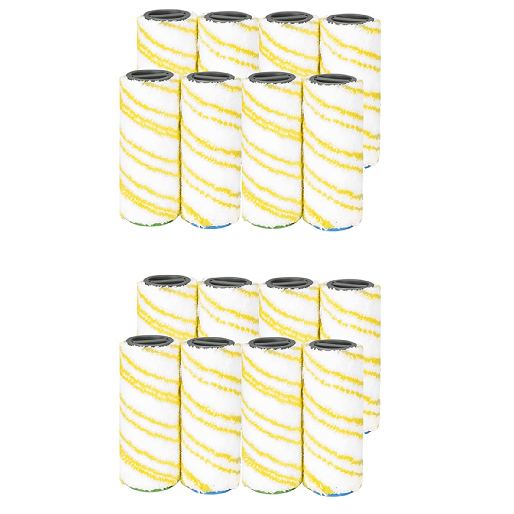 Bloepum 16 Pcs Roller Brush Replacement Accessories for FC5 FC7 FC3 FC3D Electric Floor Cleaner