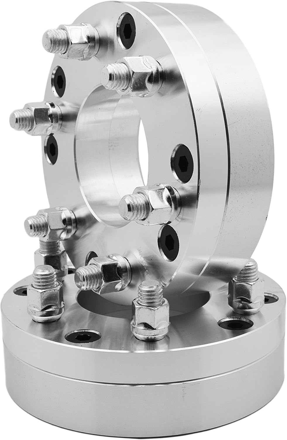 2 Pc 5x5.5 to 6x5.5 5 Lug To 6 Lug Wheel Spacers Adapters