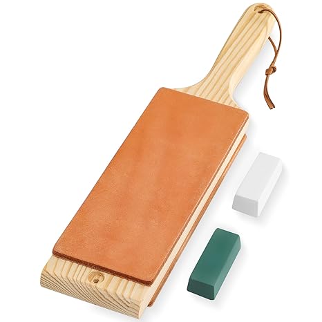 ANGERSTONE Double Sided Leather Strop Kit(14.3
