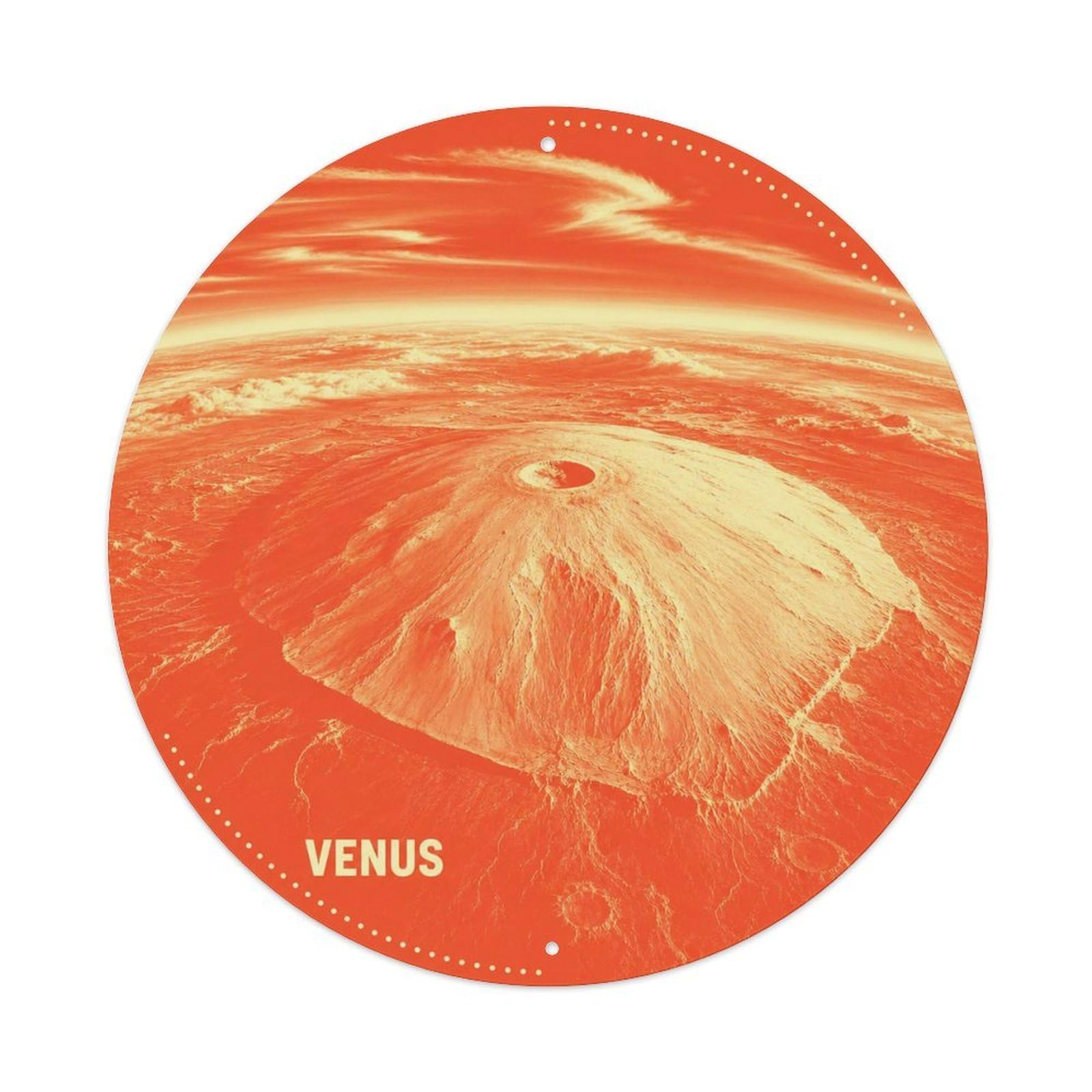 Space Exploration Terrestrial World Venus Planet Metal Tin Sign