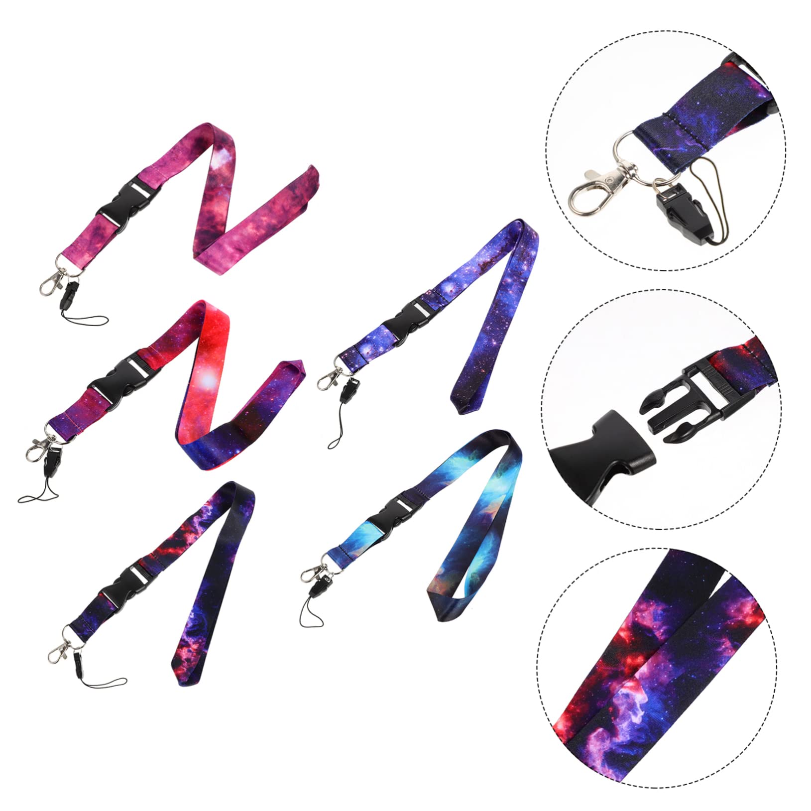 SHINEOFI Handy Umhängeband Set Aus Polyester Robuste Handy Lanyards Mit Schlüsselanhänger Id Karten Und Mehr Für Outdoor Einsatz