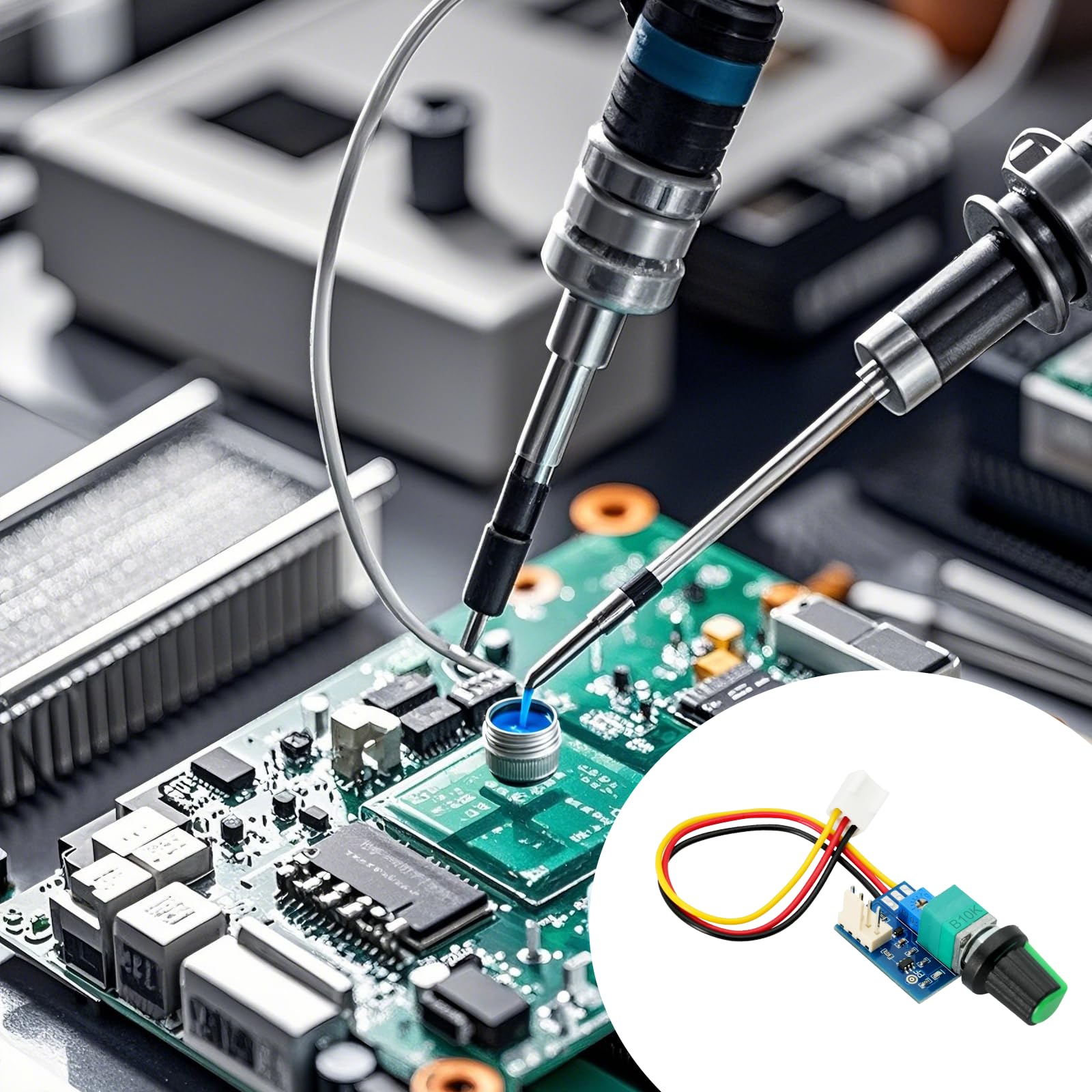 1 PCS PWM Regolatore di velocità della ventola,4Pins 1 canali fan controller PC CPU Manopola di controllo della velocità del regolatore per Il Telaio del PC del Computer