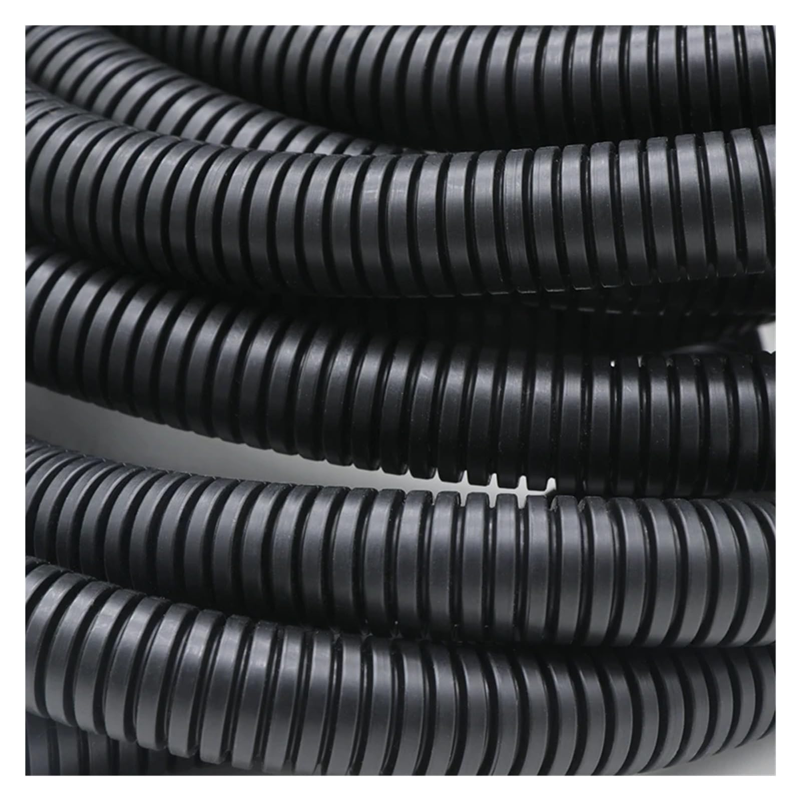 Tubo corrugato in plastica con isolamento in PP da 7,5-34,5 mm, guaina protettiva resistente al calore for cavi for auto(ID23MM_10 METERS)