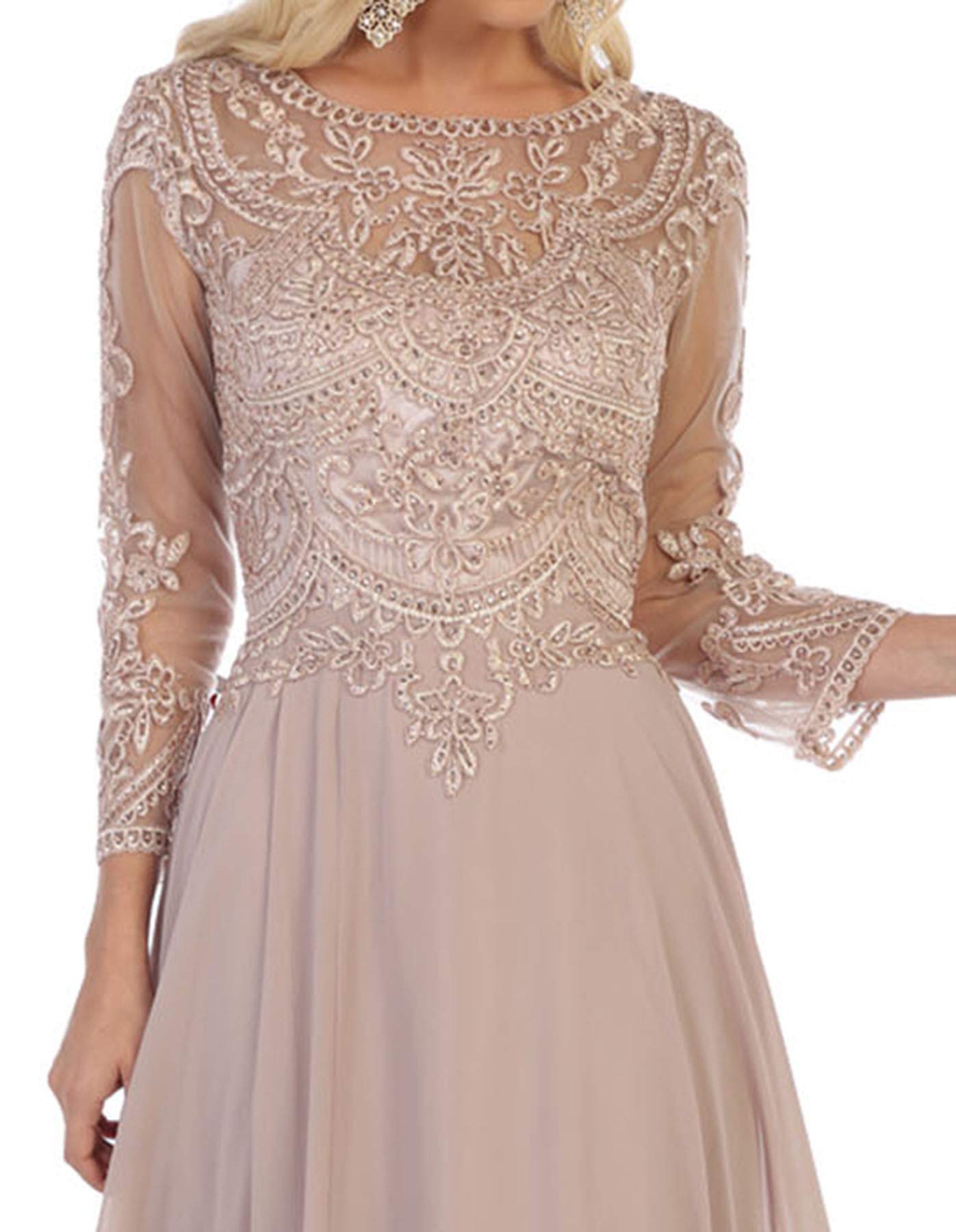 Formal Dress Shops Inc Fds1615 Long Sleeve Mother Of Bride | Desertcart  Belize