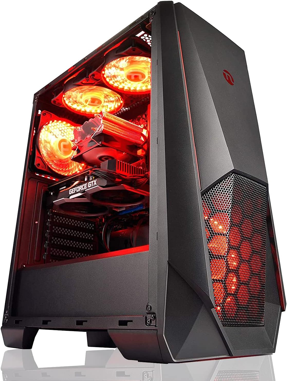 NINGMEI Gaming PC Desktop – Intel Core i5-10400F 2.9GHz, NVIDIA GeForce GTX1650 4GB, 16GB DDR4-3000 RAM, 1TB HDD, 256GB SSD, AC WIFI,Windows 10 Home