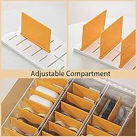 Vista 4 de 3 Pack Clear Cable Organizer Box with Lid, Plastic Charger Cable Cord Storage Organizer, Stackable Office Desk Organizers, Multifunctional