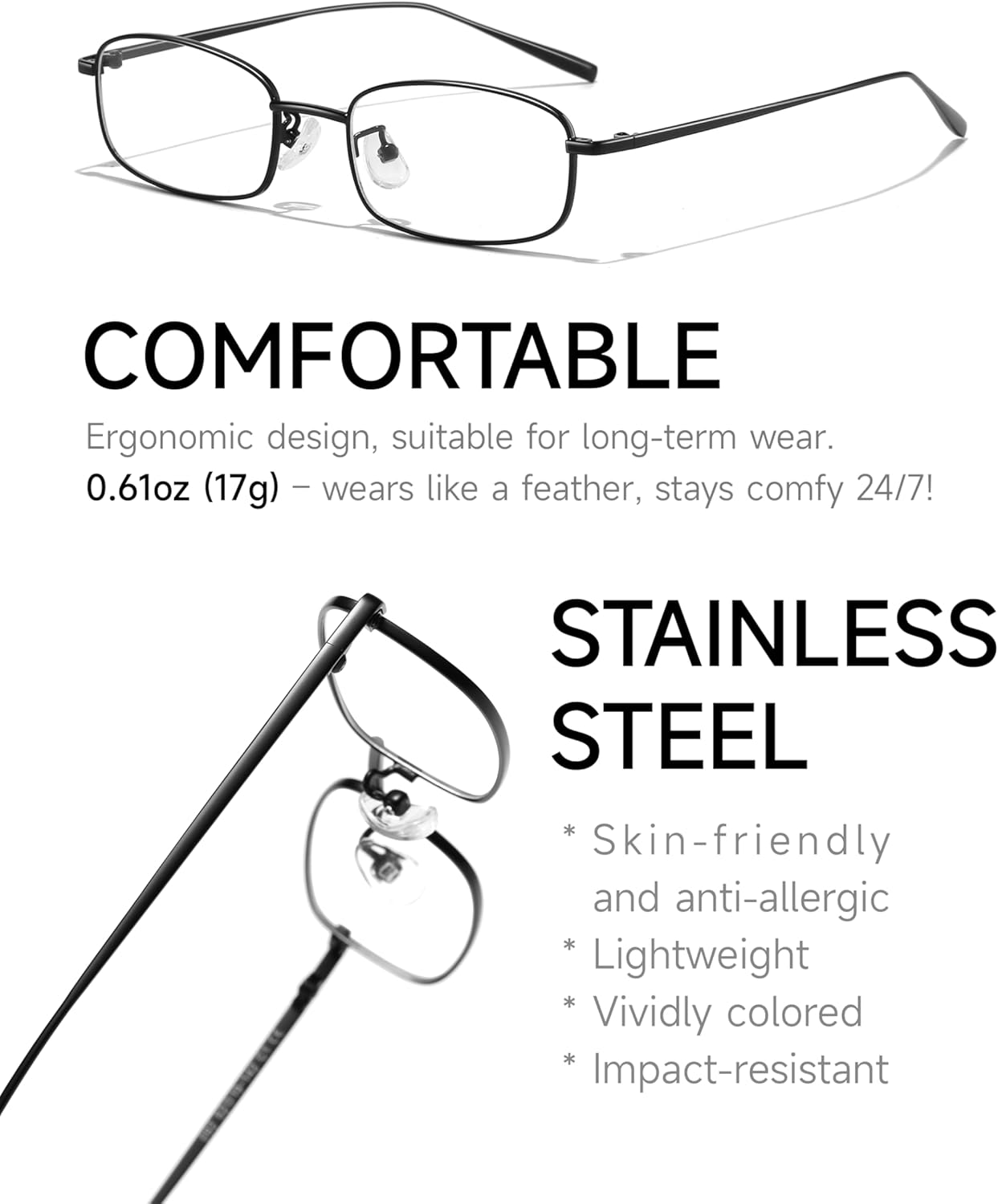 Retro Blue Light Blocking Glasses Lightweight Siren Style Protection Anti Eyestrain TV Computer Gaming for Women Men - Image 3