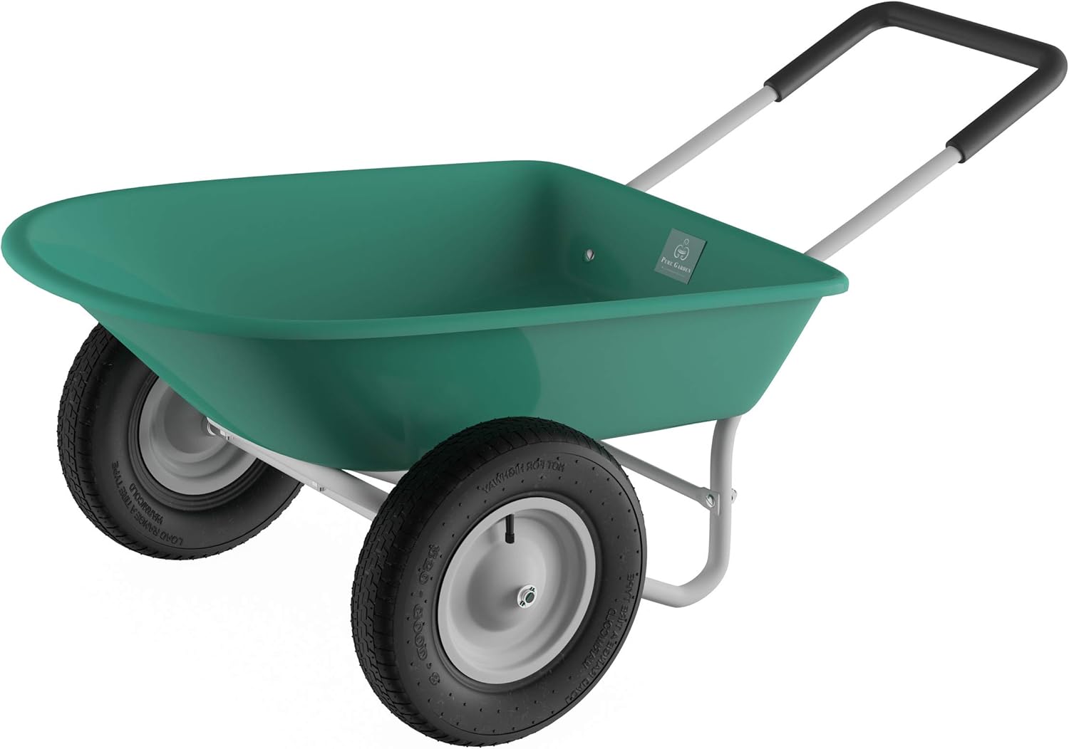 Pure Garden 708374AKO Wheelbarrow, Green : Patio, Lawn & Garden