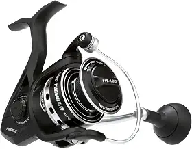 PENN Pursuit IV Molinete de pesca giratório, preto e prata, 3000
