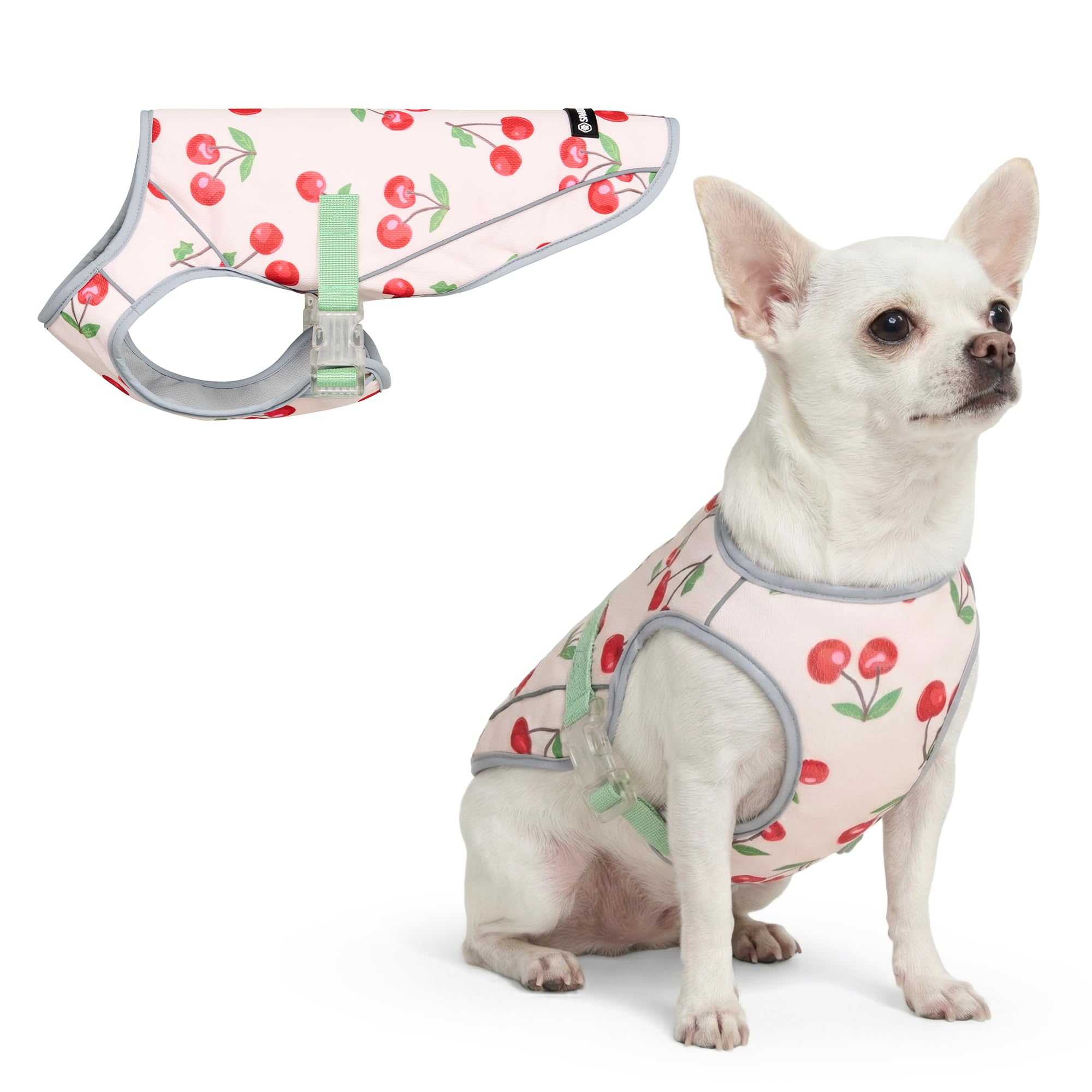 Spark Paws Dog Cooling Vest - Evaporative Summer Cooling, SPF-50 Protection