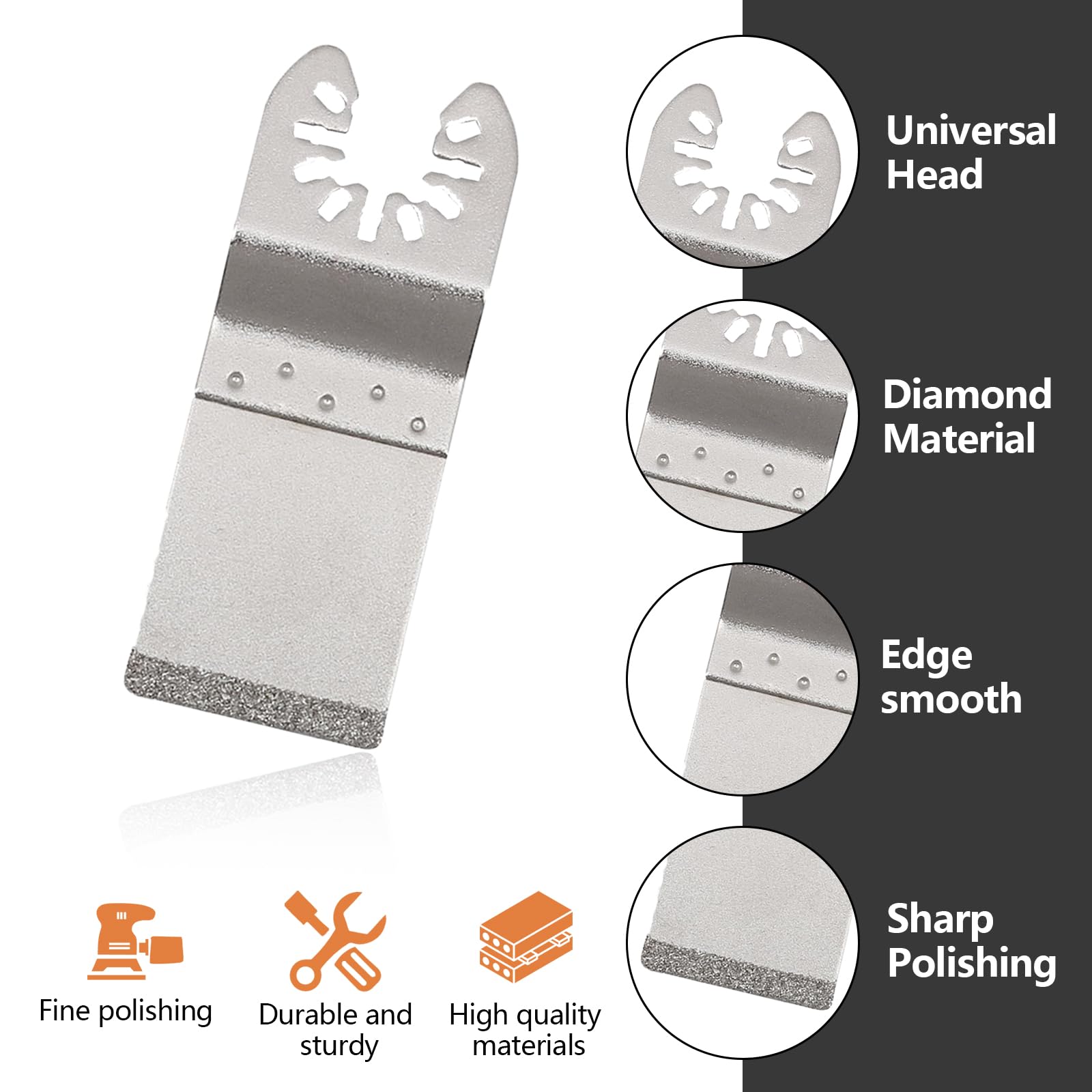 4 PCS Multi Tool Grout Remover Blade - Image 3