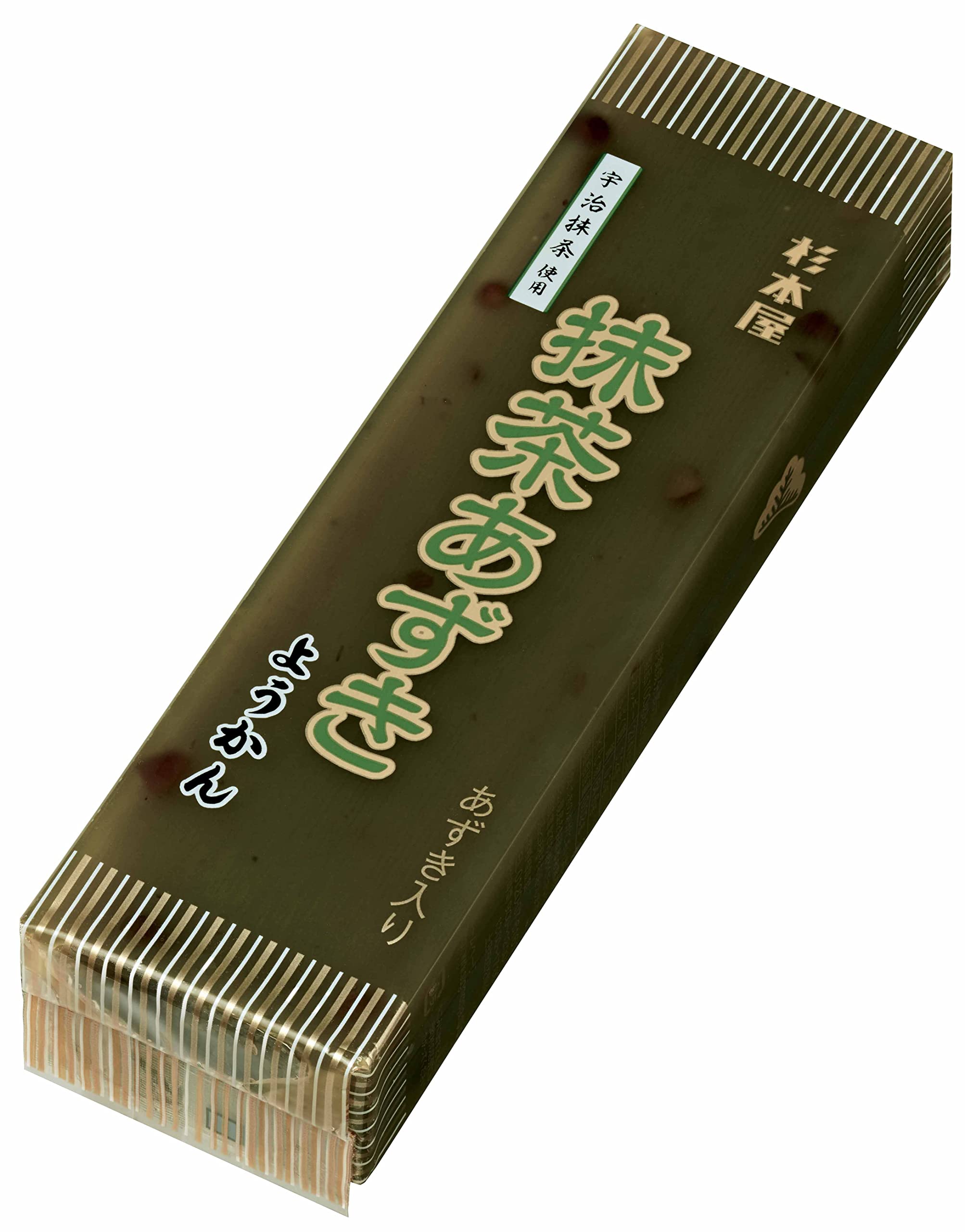Amazon.co.jp: 杉本屋製菓 抹茶あずき羊羹 400g×10個 : 食品・飲料・お酒