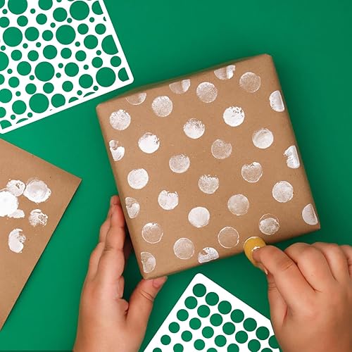 Miniatura 4 de Plantillas con patrón de camuflaje para pintar sobre madera, plantillas cubistas, plantillas geométricas para pared, álbumes de recortes, galletas,