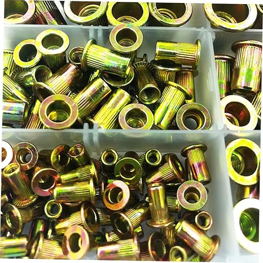 Set de 190 tuercas remaches de acero carbono para reparación miniatura 7